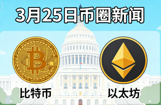 March 25 currency circle news: Mainstream currencies collectively rise, U.S. Congress focuses on tokenization issues Crypto News,Mainstream Coins Rally,US Congress,Tokenization,Cryptocurrency,Bitco