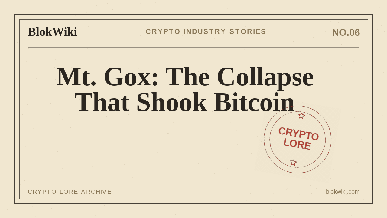 Mt. Gox Explained: The Collapse That Lost 850,000 Bitcoin mt gox,mt gox collapse,mt gox hack,mt gox payout,mt gox bankruptcy,850000 bitcoi