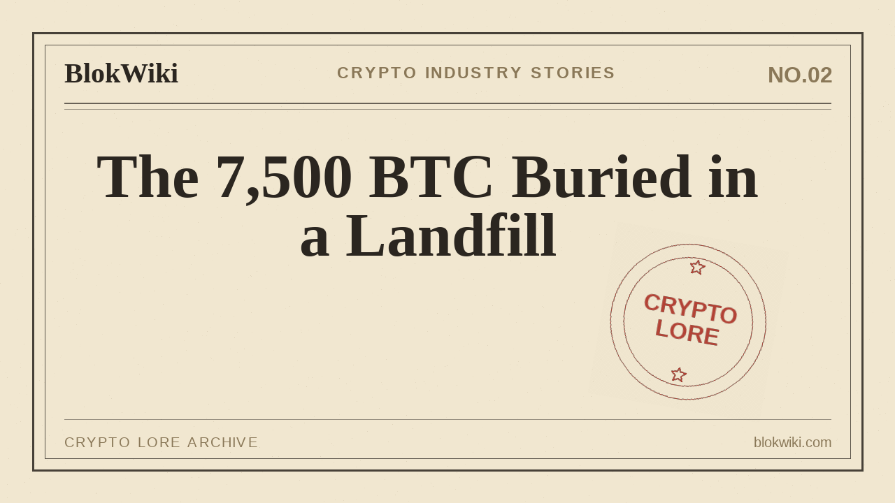 The 7,500 Bitcoin Buried in a Landfill: The James Howells Story james howells bitcoin,bitcoin hard drive landfill,james howells hard drive,bitco