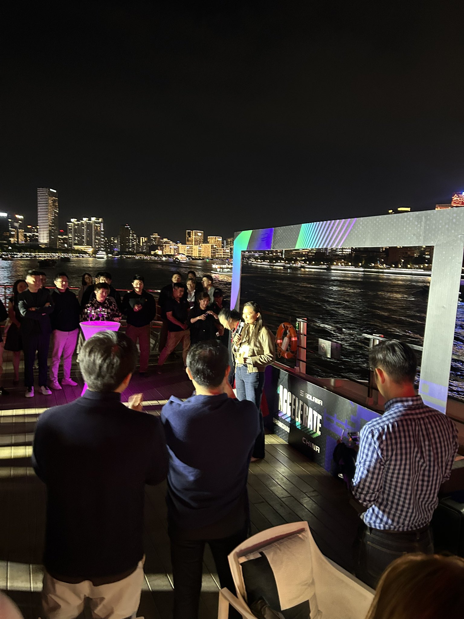 Solana Accelerate China Bund cruise event