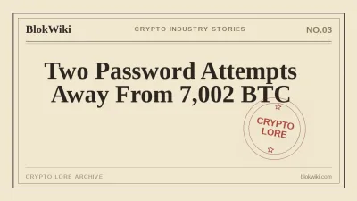 Two Password Attempts From 7,002 BTC: The Stefan Thomas IronKey Story